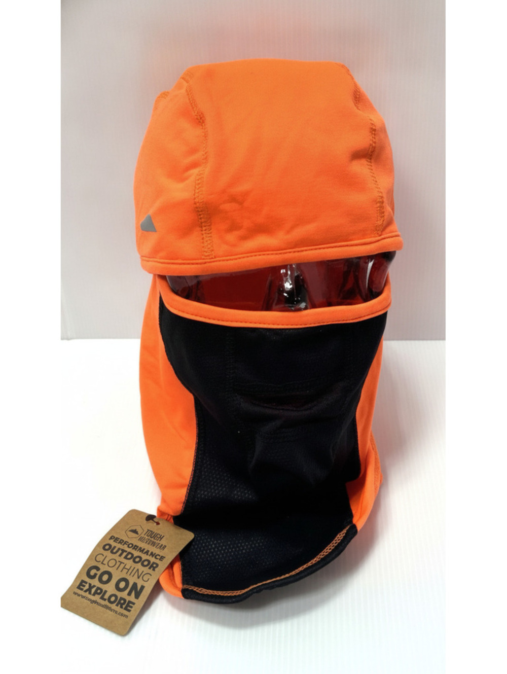 Tough Headwear Balaclava Ski Mask Orange Tactical Winter Face Mask